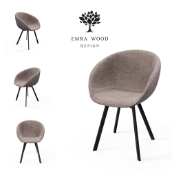 Krzesło KR-500 Ruby Kolory Tkanina City 09 Design Italia 2025-2030